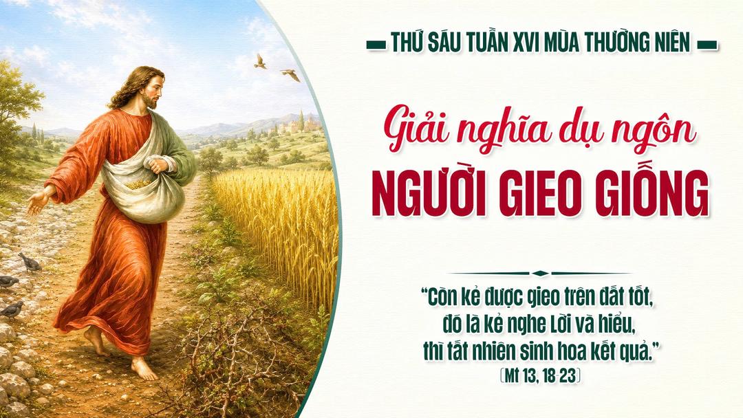 THỨ SÁU TUẦN XVI THƯỜNG NIÊN NĂM A