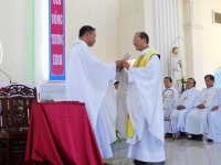 Giáo xứ Tân Lý: Cha FX Nguyễn Quang Minh đến nhận nhiệm sở mới