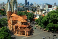 Những ngôi nhà thờ Việt Nam tuyệt đẹp nhìn từ trên cao