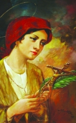 Thánh nữ Anê Lê Thị Thành (Đê), tử đạo ngày 12 tháng 7 năm 1841