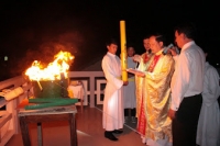 Hình ảnh Tam Nhật Thánh tại Gx Long hương