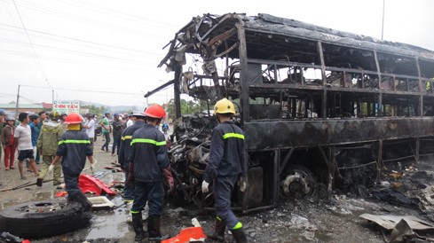 Tai nạn kinh hoàng ở Bình Thuận: Nhiều thi thể bị cháy không còn nguyên vẹn - ảnh 3