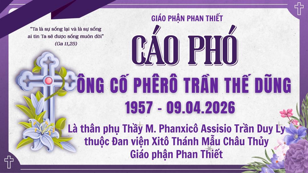 Cáo phó _ Ông Cố Phêrô Trần Thế Dũng