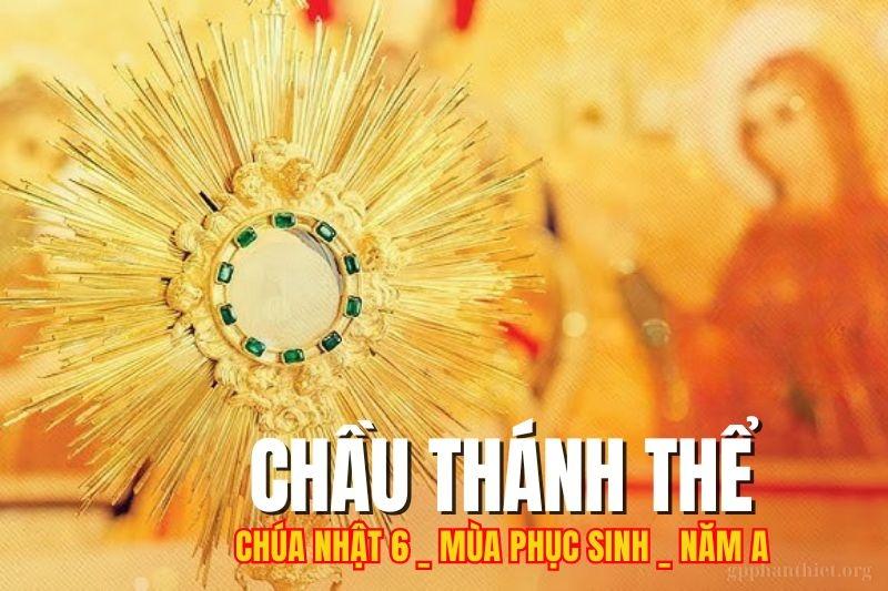 Chầu Thánh Thể – Chúa Nhật 6 Phục Sinh, năm A