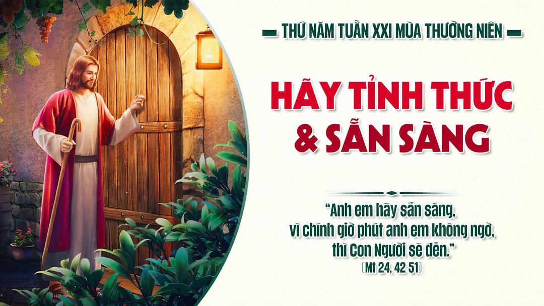 THỨ NĂM TUẦN XXI THƯỜNG NIÊN NĂM A