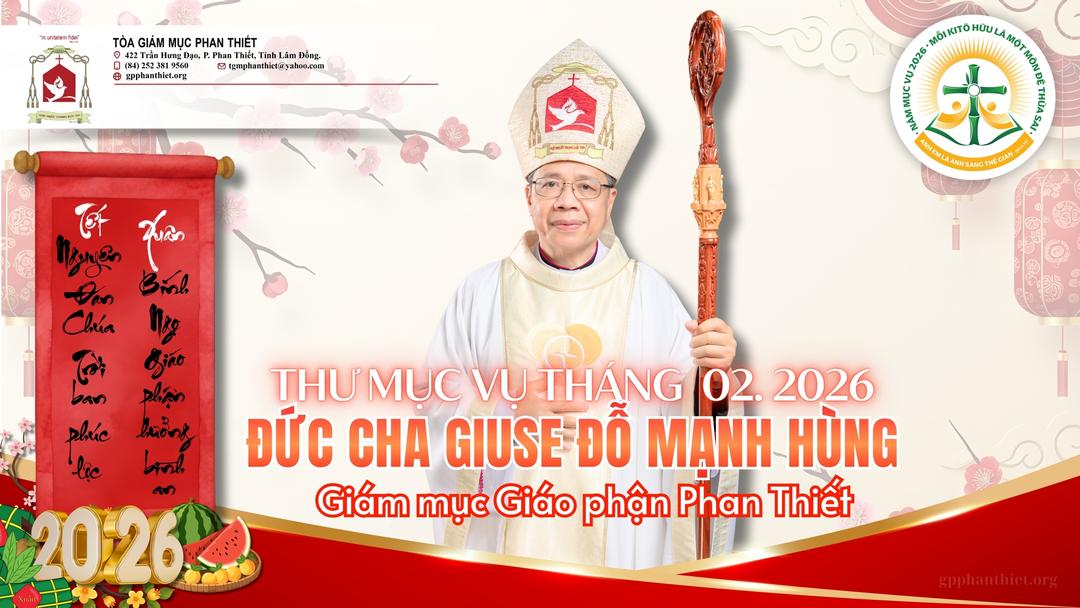 Thư Mục Vụ Tháng 02 năm 2026 -  Giáo Phận Phan Thiết