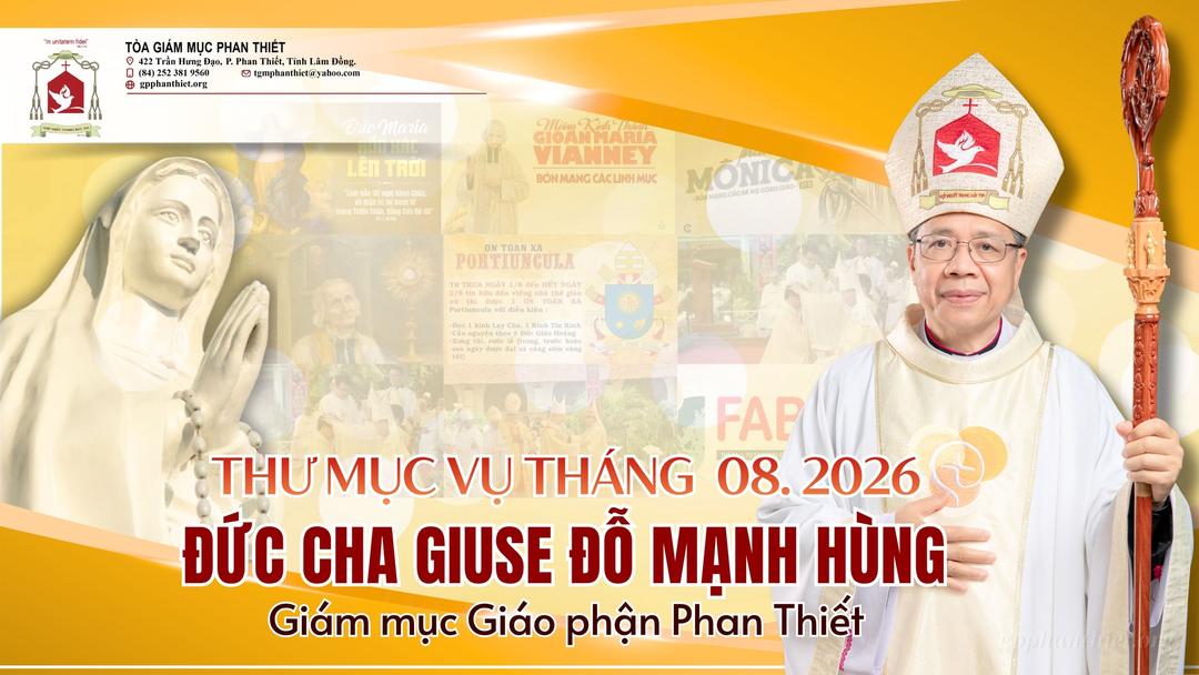 Thư Mục Vụ tháng 8 năm 2026 - Giáo phận Phan Thiết