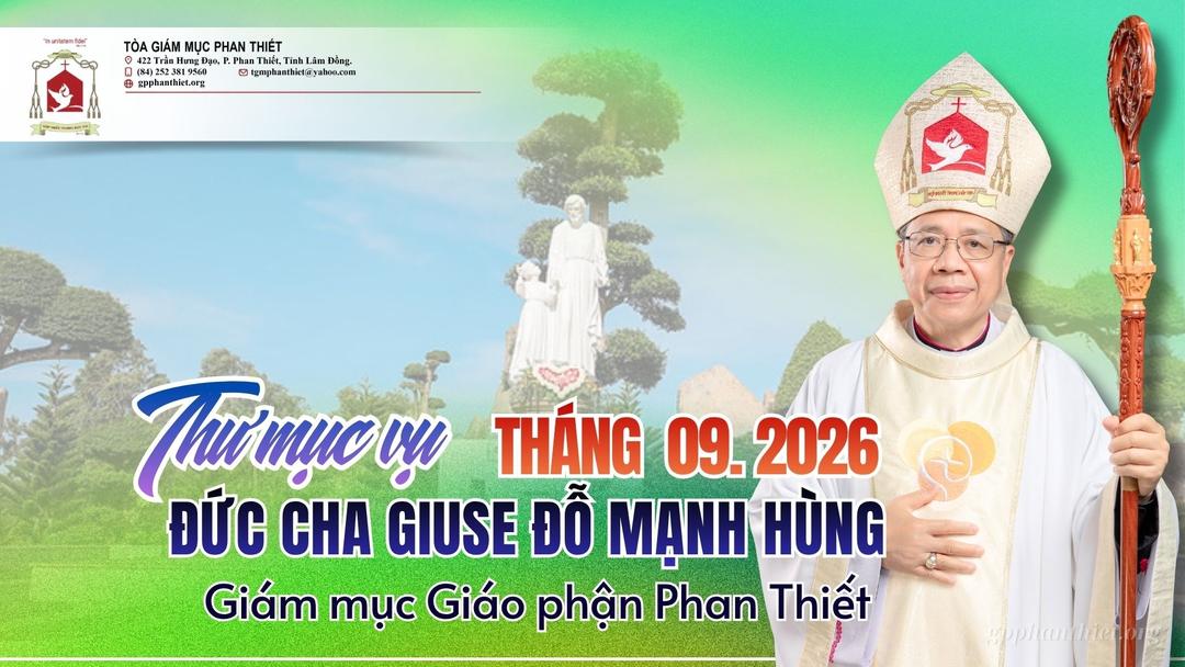 Thư Mục Vụ Tháng 9 Năm 2026 - Giáo phận Phan Thiết
