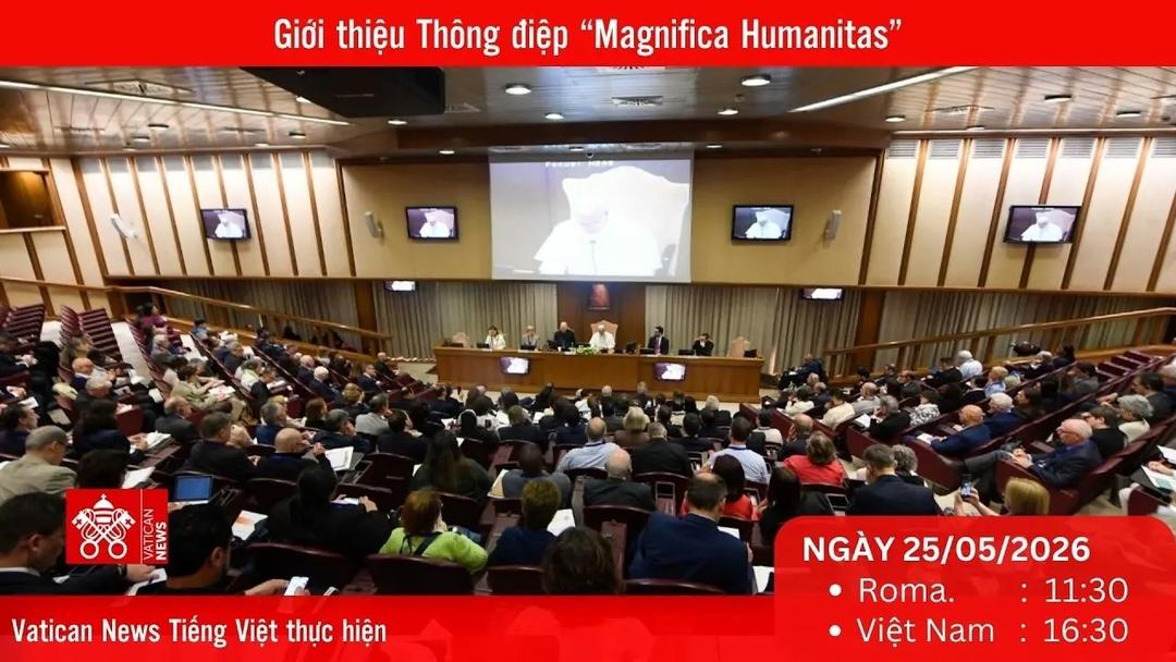 [Trực tiếp] Buổi Giới thiệu Thông điệp Magnifica Humanitas về trí tuệ nhân tạo (Thứ Hai 25/05)