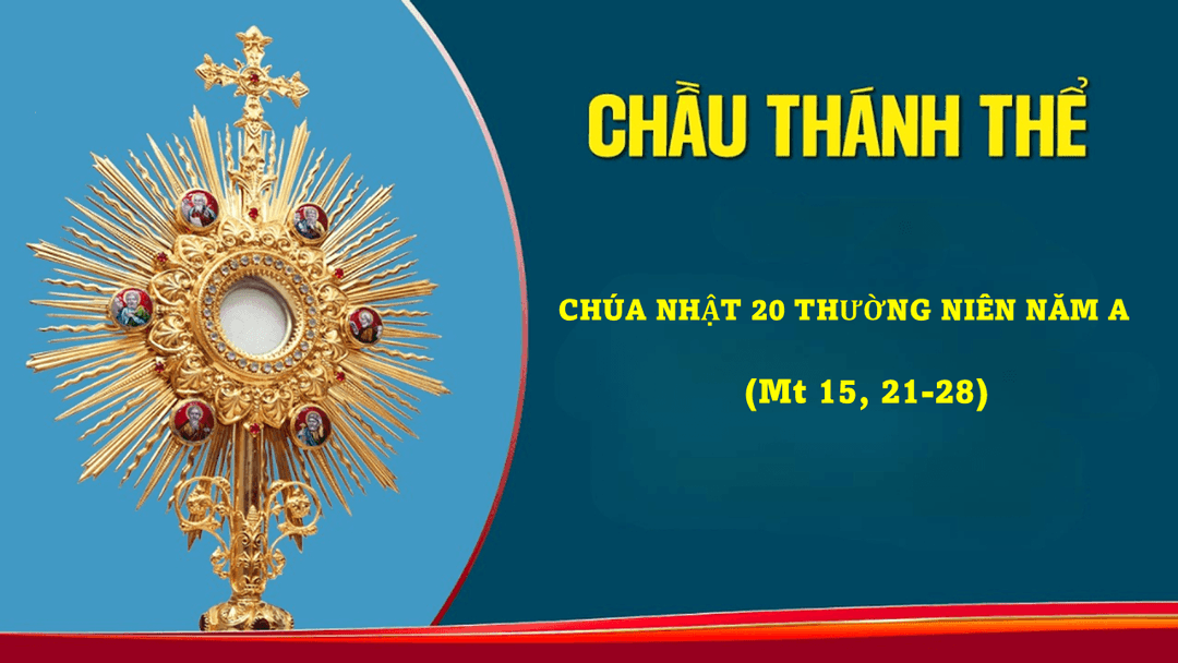 CHÚA NHẬT XX TN NĂM A