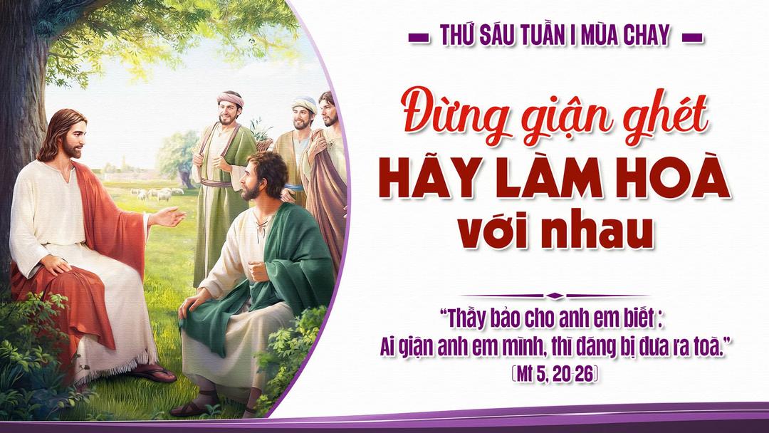 THỨ SÁU TUẦN I MÙA CHAY NĂM A