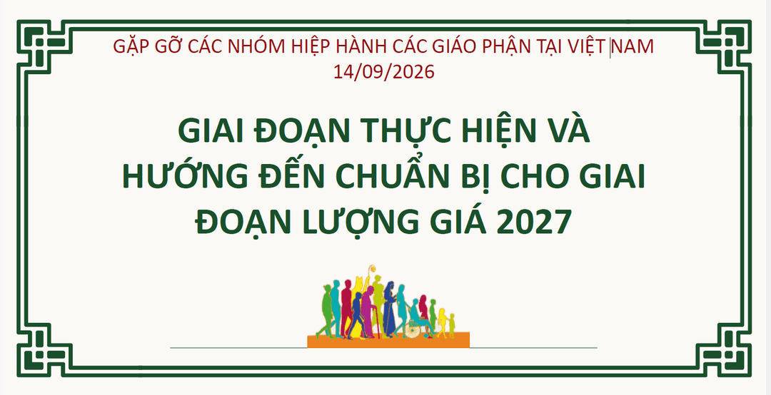 Đức Cha Giuse Đỗ Mạnh Hùng Chủ Toạ Buổi Gặp Gỡ Trực Tuyến Ban Hiệp Hành 27 Giáo Phận